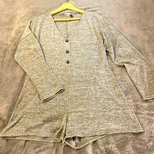 ASOS Long Sleeve Smock Jersey Romper size 2